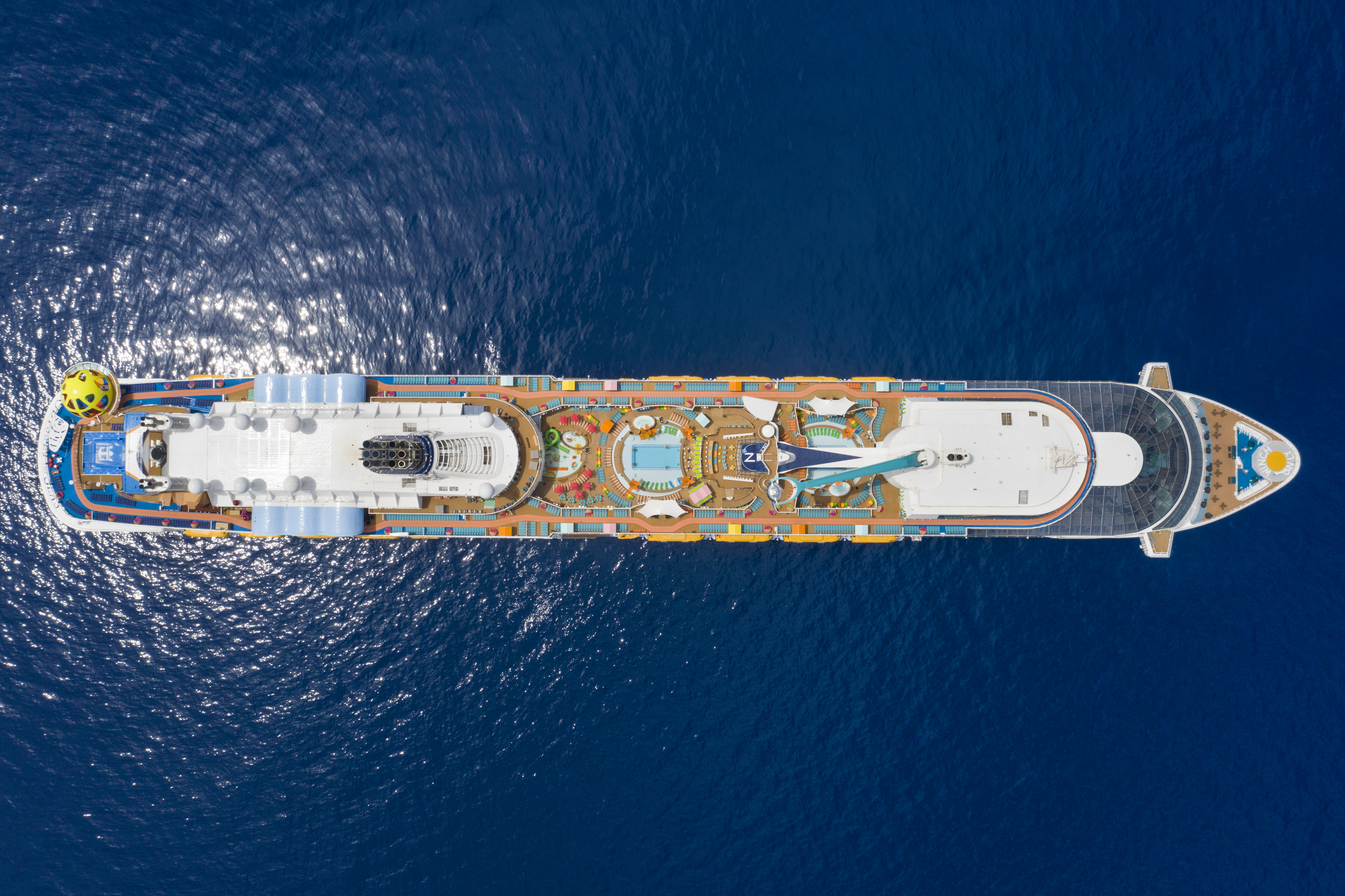 Odyssey of the Seas Ship Top View